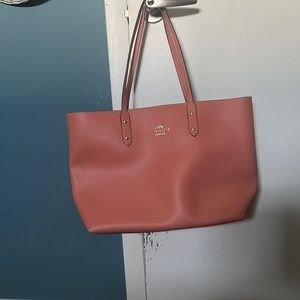 Coach tote - coral NWOT